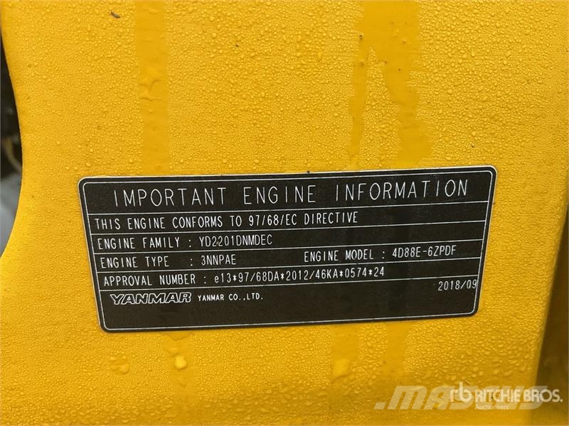 Komatsu PC55MR-5MO Mini Excavator Miniescavadeiras < 7t (Mini escavadeiras)