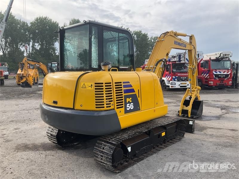 Komatsu PC56-7 Mini Excavator Mini bagri <7t
