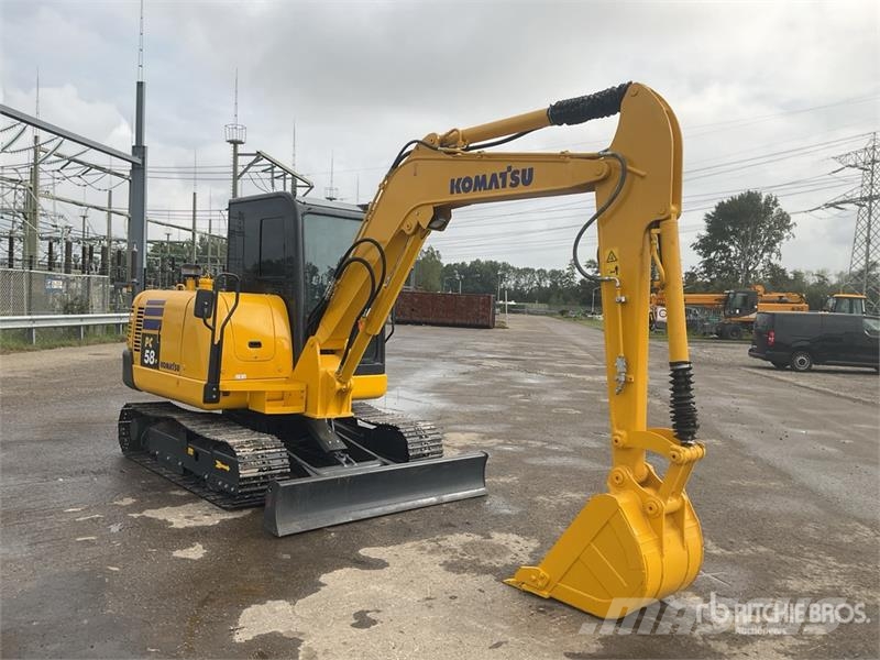 Komatsu PC58-8 Mini Excavator حفارات صغيرة أقل من 7 طن (حفارات صغيرة)