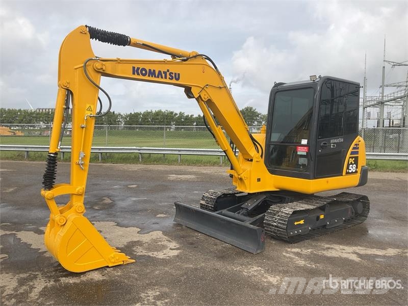 Komatsu PC58-8 Mini Excavator حفارات صغيرة أقل من 7 طن (حفارات صغيرة)