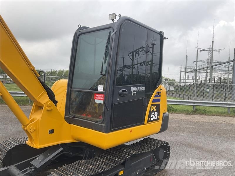 Komatsu PC58-8 Mini Excavator حفارات صغيرة أقل من 7 طن (حفارات صغيرة)