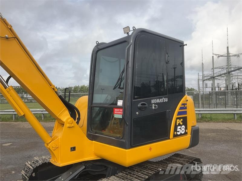 Komatsu PC58-8 Mini Excavator حفارات صغيرة أقل من 7 طن (حفارات صغيرة)