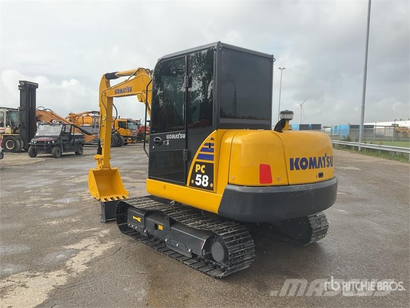 Komatsu PC58-8 Mini Excavator حفارات صغيرة أقل من 7 طن (حفارات صغيرة)