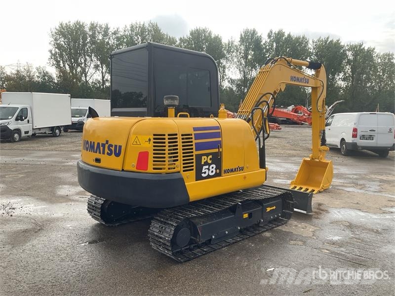 Komatsu PC58-8 Mini Excavator حفارات صغيرة أقل من 7 طن (حفارات صغيرة)