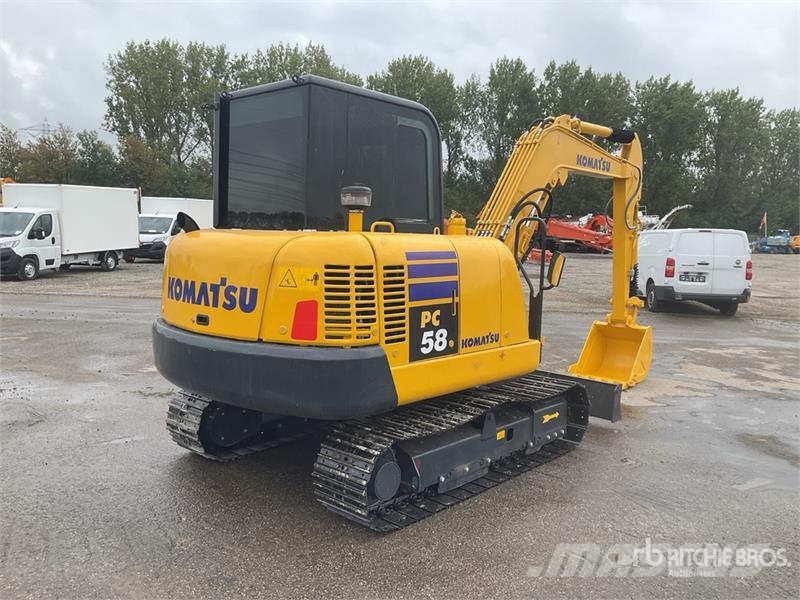 Komatsu PC58-8 Mini Excavator حفارات صغيرة أقل من 7 طن (حفارات صغيرة)