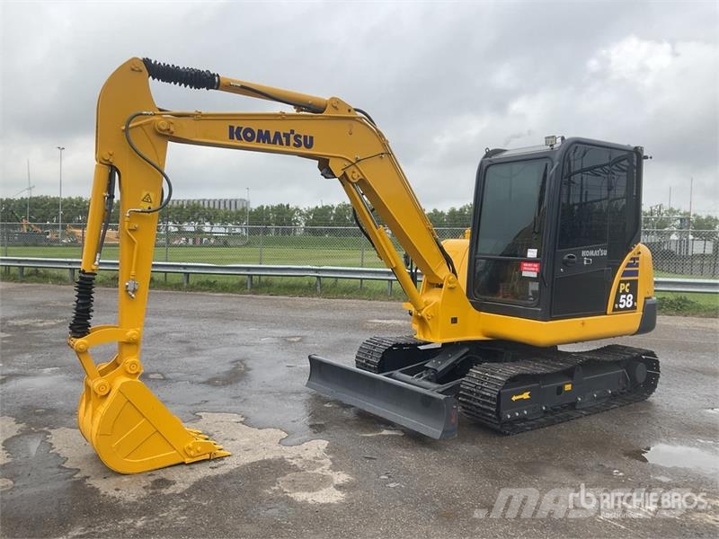 Komatsu PC58-8 Mini Excavator حفارات صغيرة أقل من 7 طن (حفارات صغيرة)