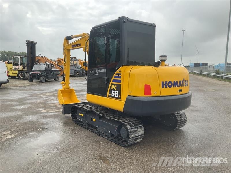 Komatsu PC58-8 Mini Excavator حفارات صغيرة أقل من 7 طن (حفارات صغيرة)