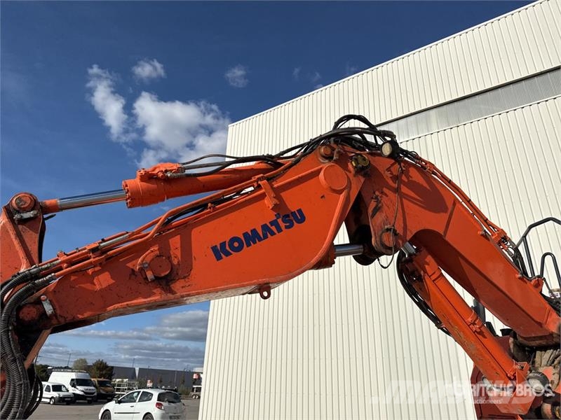 Komatsu PW118MR-11 Pelle Sur Pneus Wheel Excavator Pyöräkaivukoneet