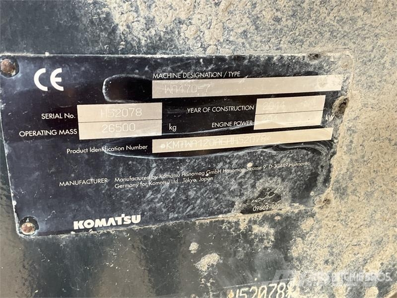Komatsu WA-470 High Lift Wheel Loader Iekrāvēji uz riteņiem