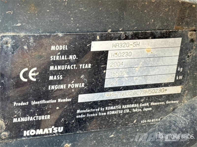 Komatsu WA320-5 لوادر بعجل