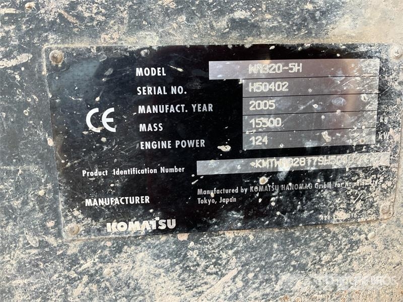 Komatsu WA320-5H Wheel Loader Hjullastare