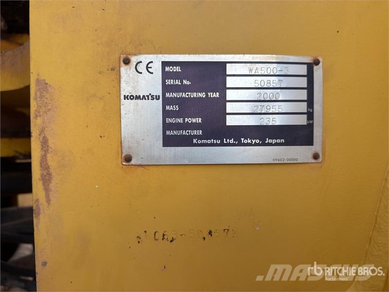 Komatsu WA500-3 Utovarivači na kotačima