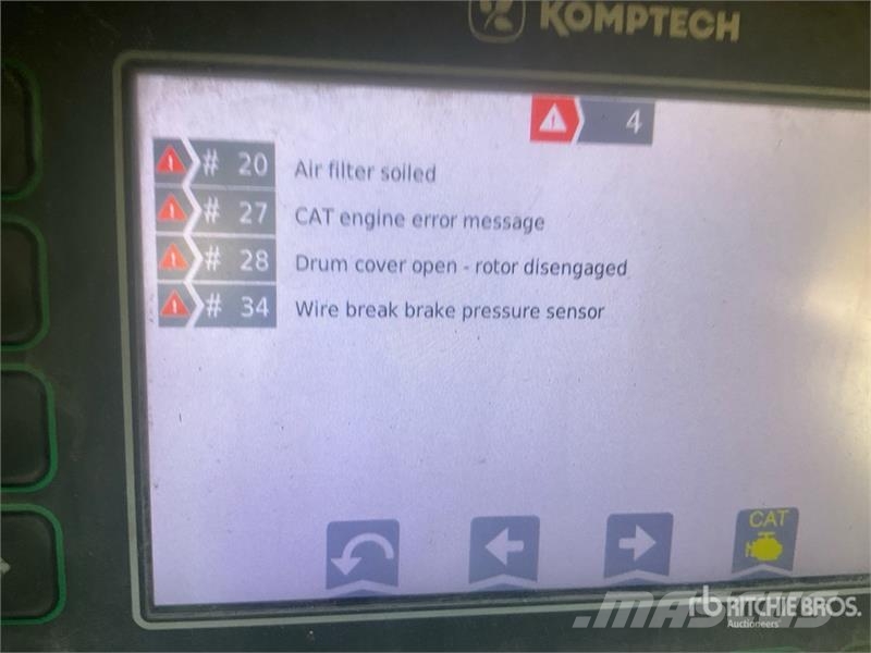 Komptech Axtor 6210 Tri/A Shredder Stroji za razrez odpada