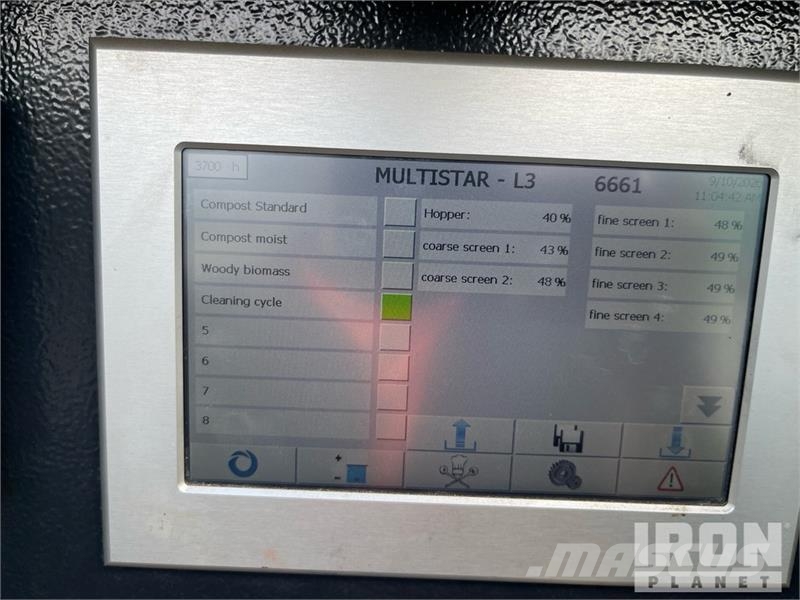 Komptech Multistar L3 T/A Mobile Star Screen Plant Sieti