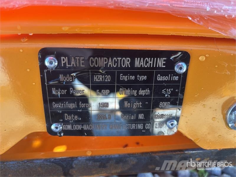 Kowloon HZR120 Vibratory Plate Compactor (Unused) دكاكات أفقية