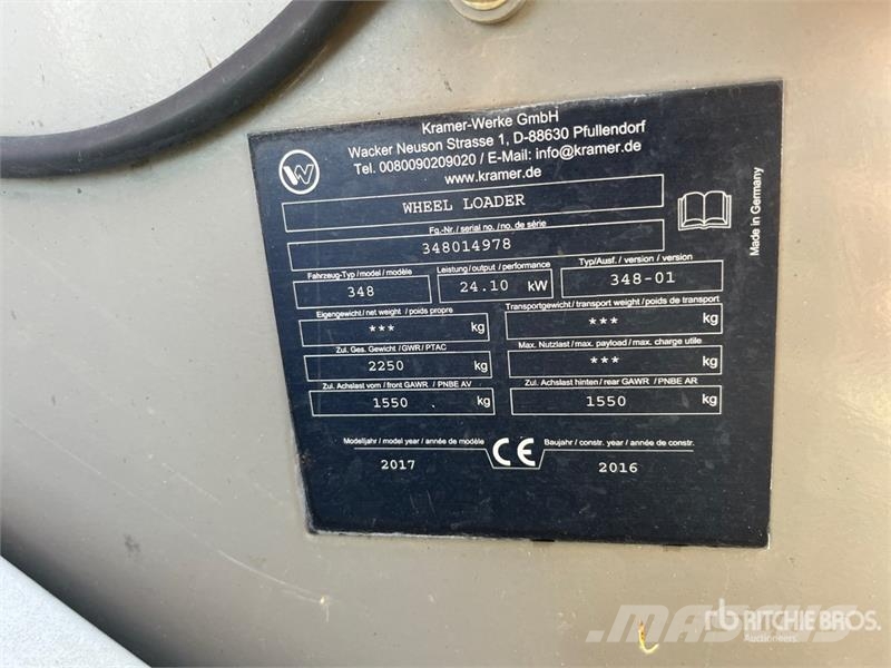 Kramer 384-01 Wheel Loader Cargadoras sobre ruedas