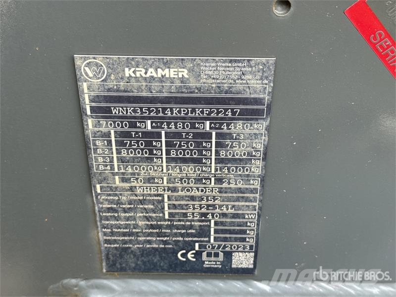Kramer 8115L Chargeuse Sur Pneus Wheel Loader Ładowarki kołowe