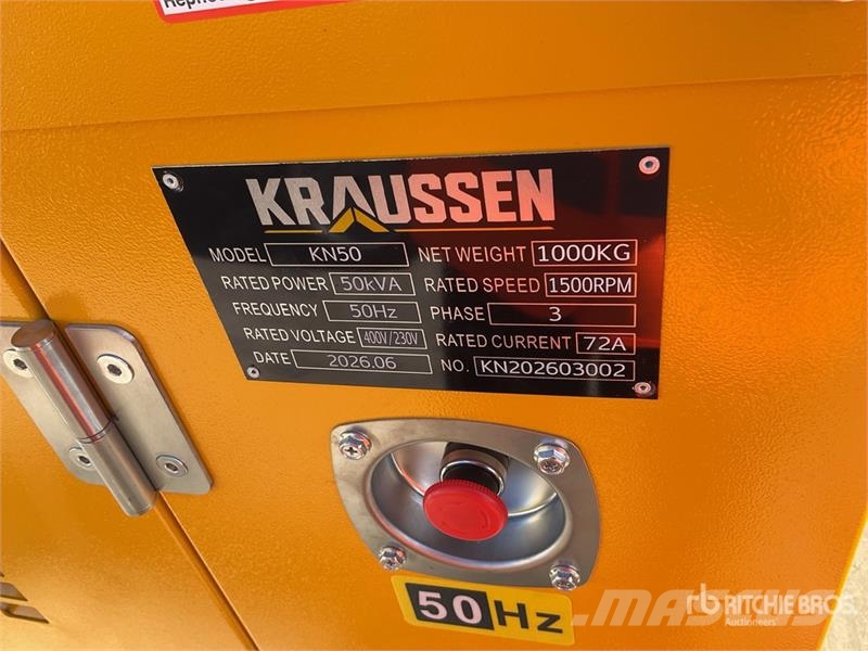 KRAUSSEN KN50 Generator Set (Unused) Diesel Generatorer