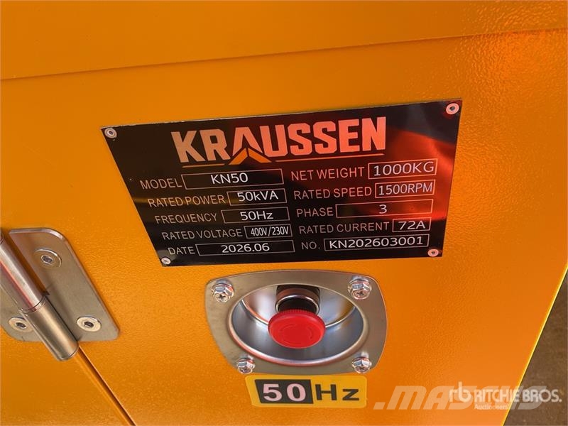  KRAUSSEN KN50 Generator Set (Unused) Diesel Generatorer