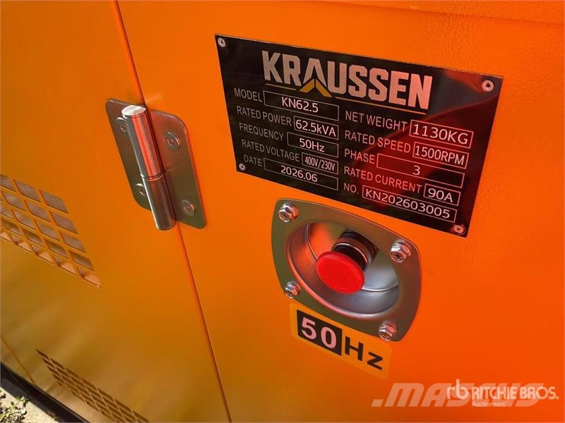 KRAUSSEN KN62.5 Generator Set (Unused) Γεννήτριες ντίζελ