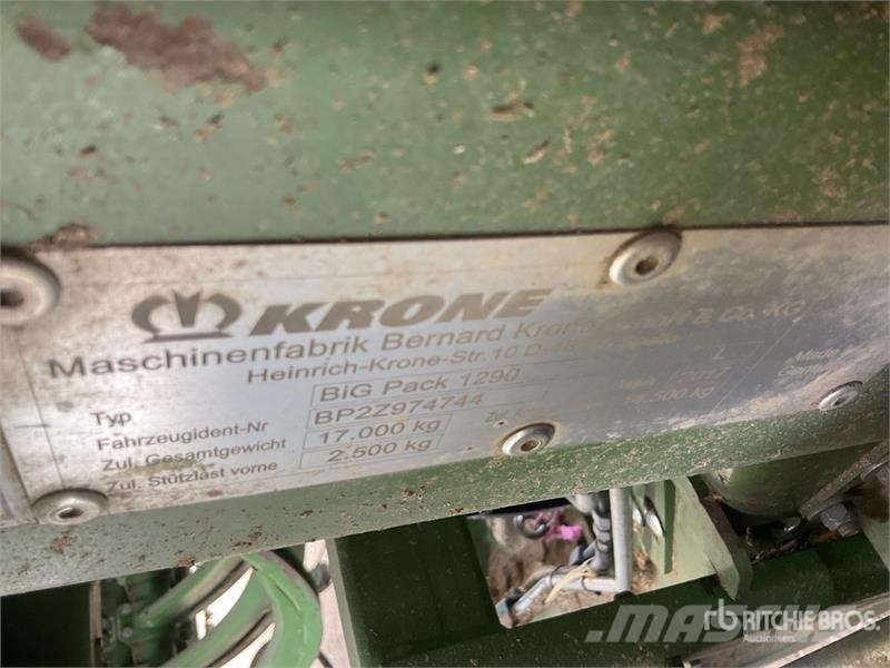 Krone Big Pack 1290HDP2 Big Square Baler Square balers