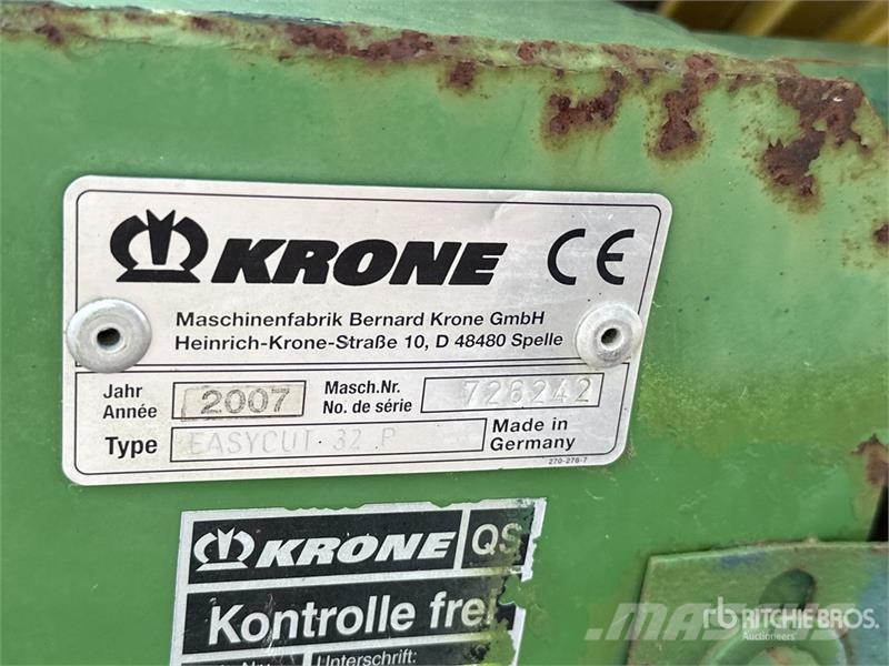 Krone Easy Cut 32 P Disc Mower Græsslåmaskiner