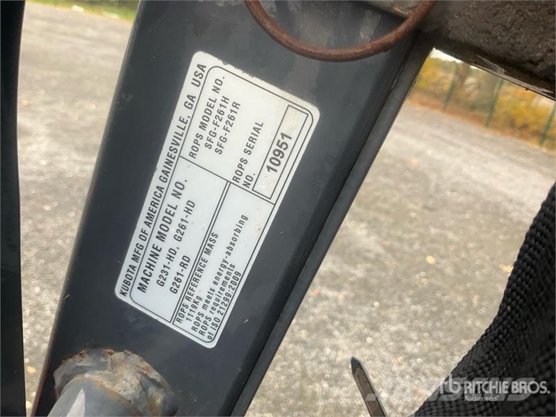 Kubota G231 4x2 Lawn Mower Murutraktorid