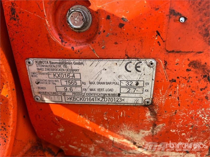 Kubota KX016-4 Miniescavatori