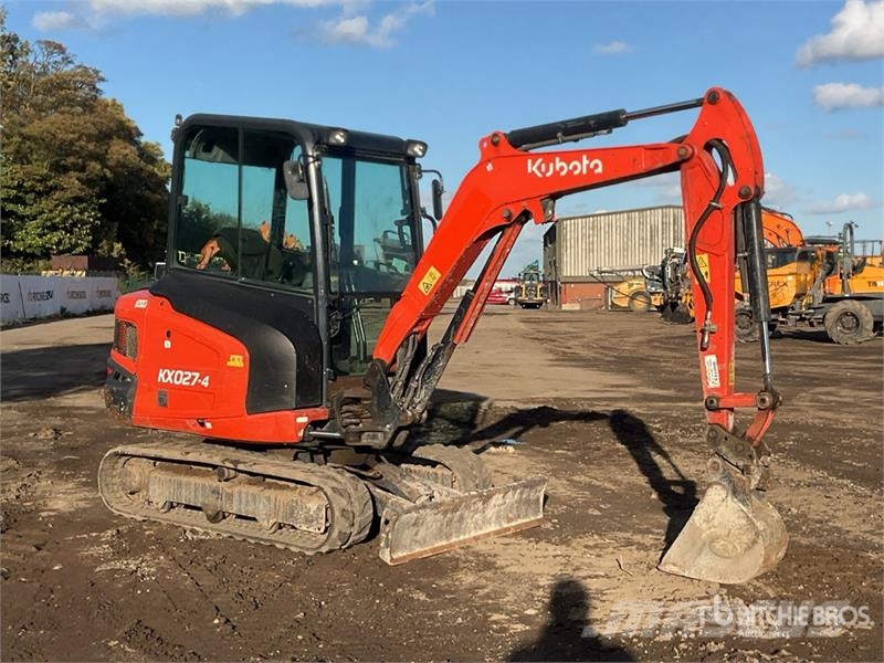 Kubota KX027-4 Mini Excavator حفارات صغيرة أقل من 7 طن (حفارات صغيرة)