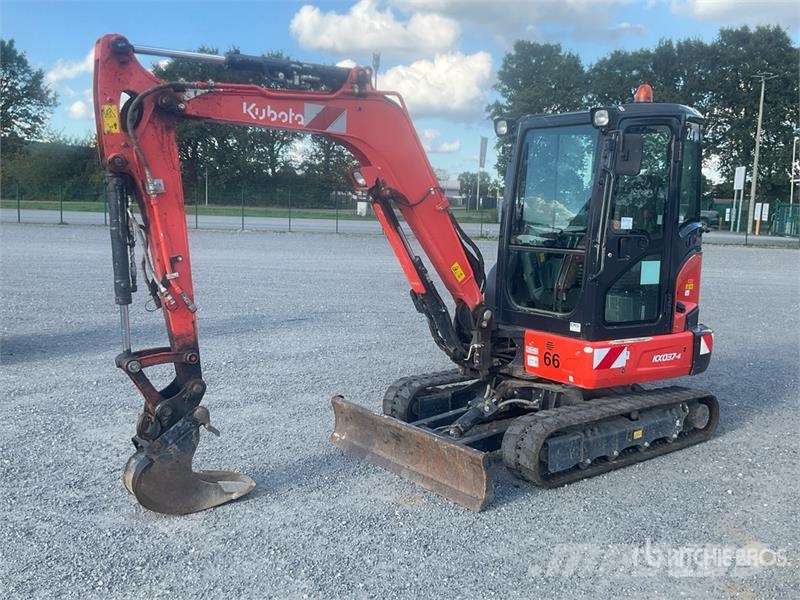 Kubota KX037-4 Mini Excavator Minigravemaskiner
