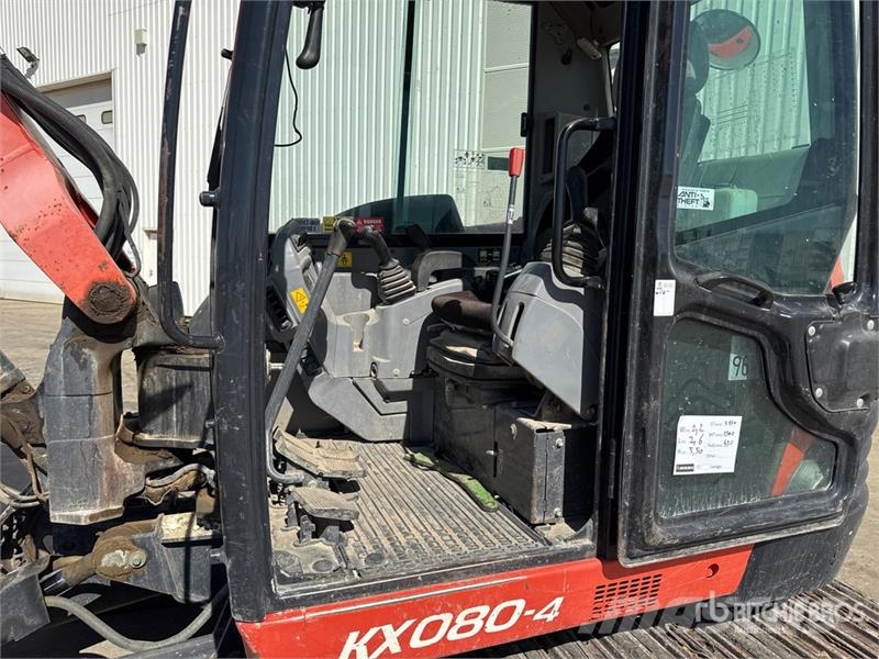 Kubota KX080-4 Pelle Hydraulique Tracked Excavator حفارات زحافة