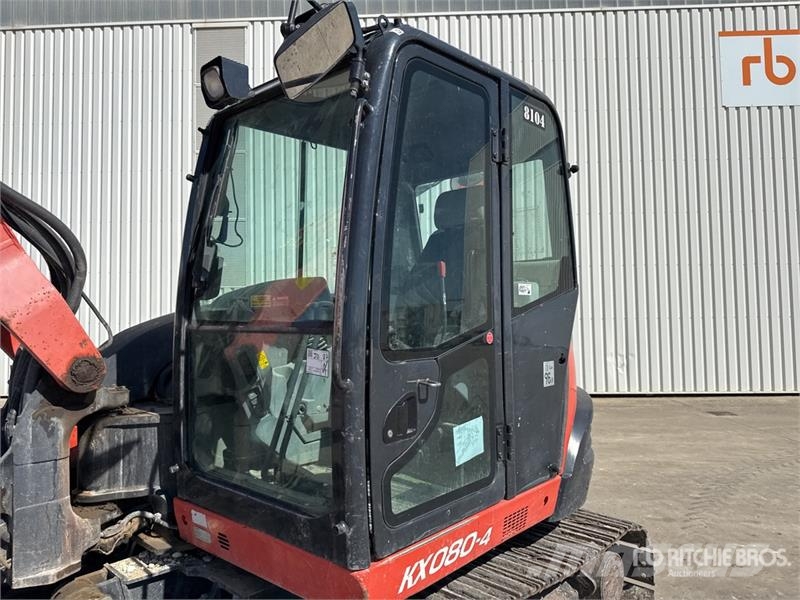 Kubota KX080-4 Pelle Hydraulique Tracked Excavator حفارات زحافة