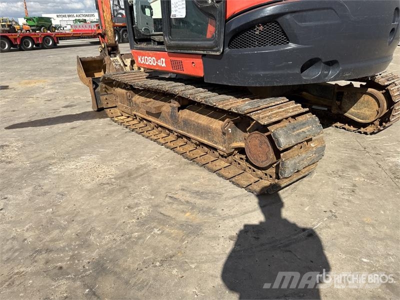 Kubota KX080-4 Pelle Sur Chenilles Tracked Excavator Bagri goseničarji