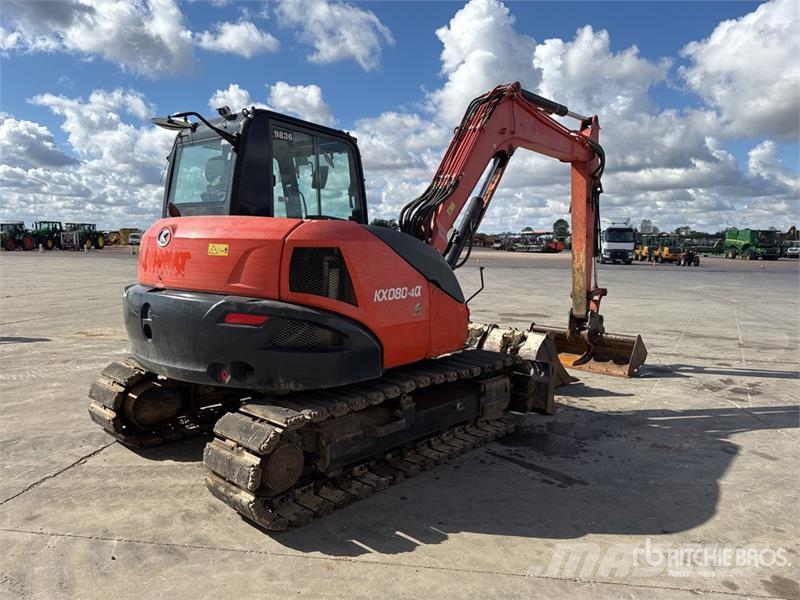 Kubota KX080-4 Pelle Sur Chenilles Tracked Excavator Bagri goseničarji
