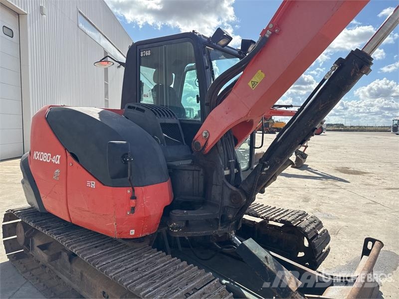 Kubota KX080-4 Pelle Sur Chenilles Tracked Excavator Bagri goseničarji
