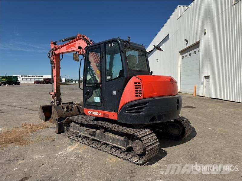 Kubota KX080-4 Pelle Sur Chenilles Tracked Excavator Гусеничные экскаваторы