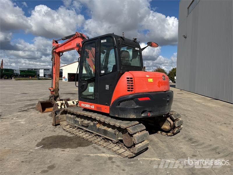 Kubota KX080-4 Pelle Sur Chenilles Tracked Excavator Bagri goseničarji