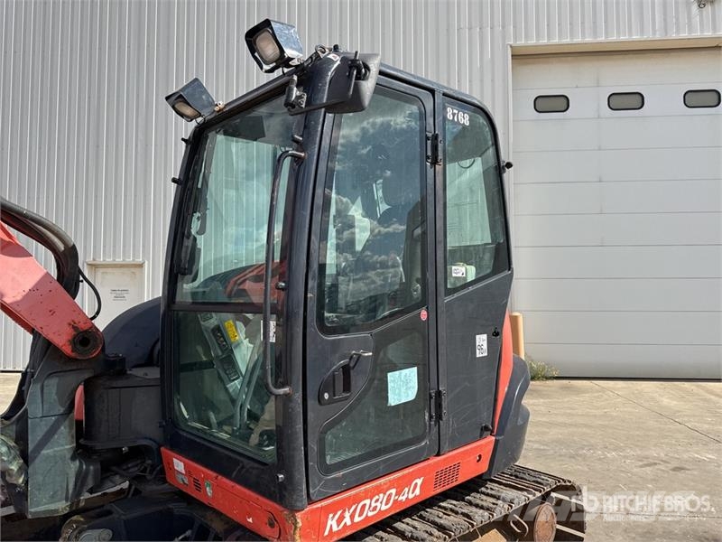 Kubota KX080-4 Pelle Sur Chenilles Tracked Excavator Bagri goseničarji