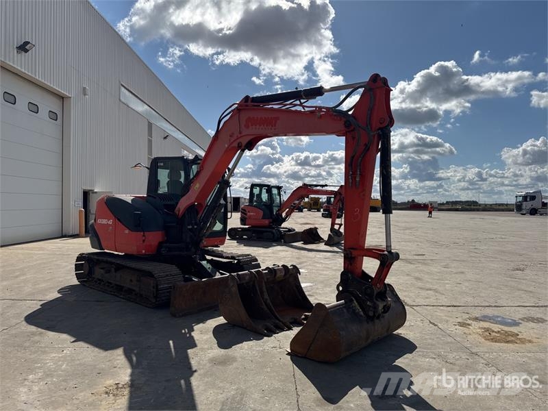 Kubota KX080-4 Pelle Sur Chenilles Tracked Excavator Bagri goseničarji