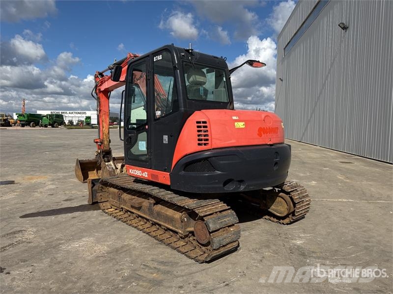 Kubota KX080-4 Pelle Sur Chenilles Tracked Excavator Bagri goseničarji