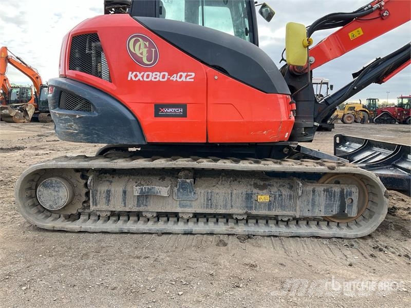 Kubota KX080-4 Tracked Excavator Lánctalpas kotrók
