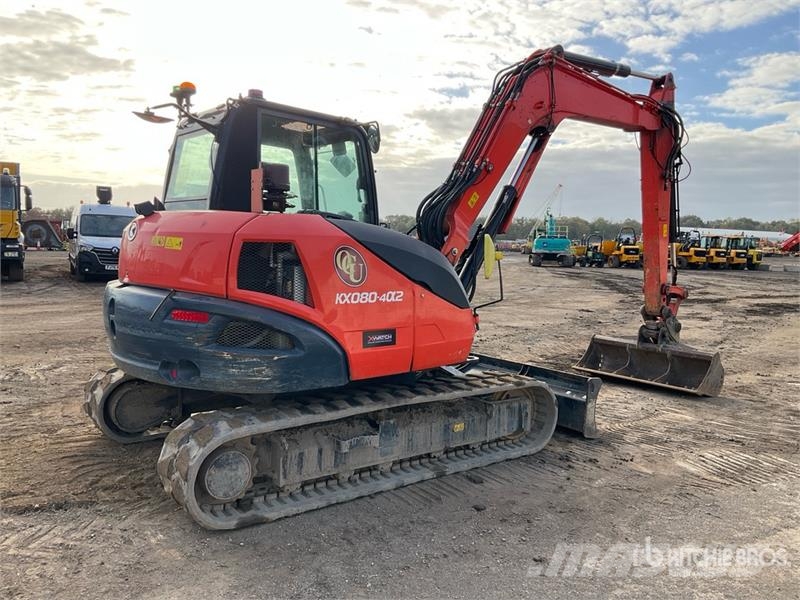 Kubota KX080-4 Tracked Excavator Crawler excavators