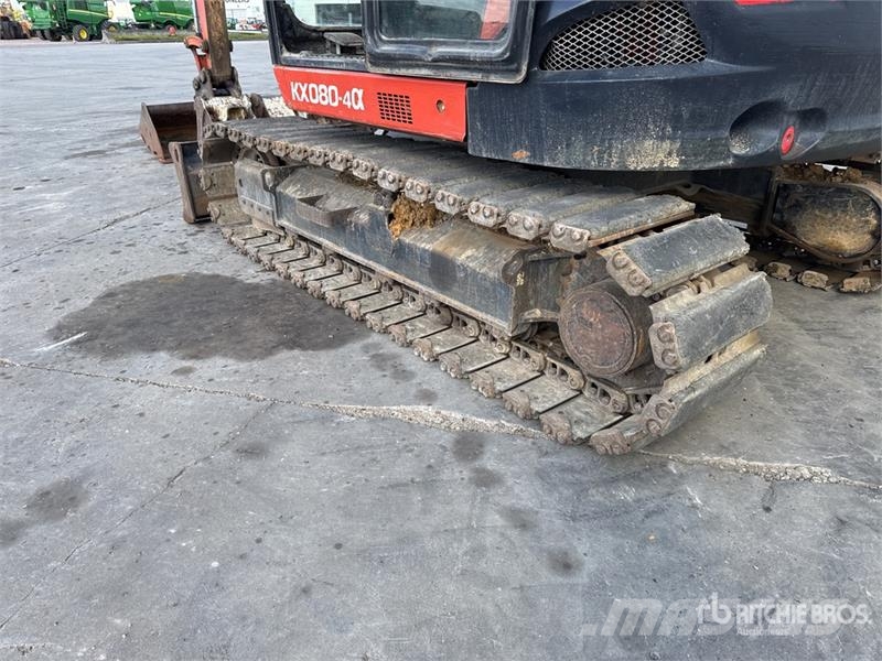 Kubota KX080-4A Pelle Sur Chenilles Tracked Excavator Escavadeiras de esteiras
