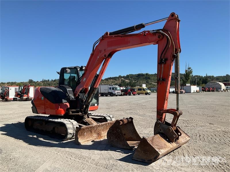 Kubota KX080-4A Pelle Sur Chenilles Tracked Excavator Raupenbagger