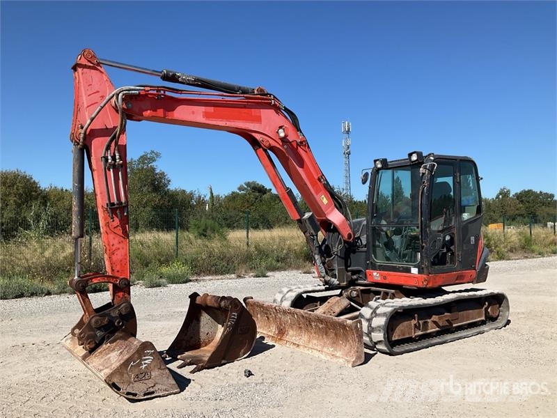 Kubota KX080-4A Pelle Sur Chenilles Tracked Excavator Raupenbagger