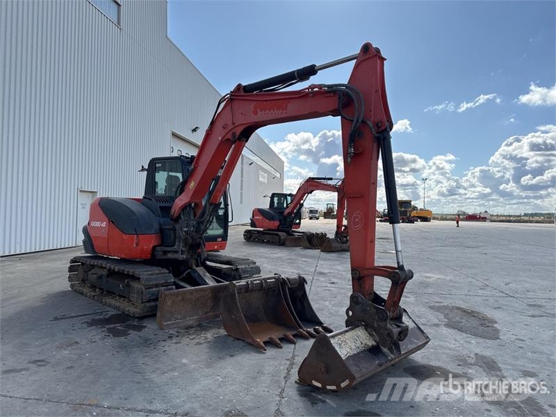 Kubota KX080-4A Pelle Sur Chenilles Tracked Excavator Escavadeiras de esteiras