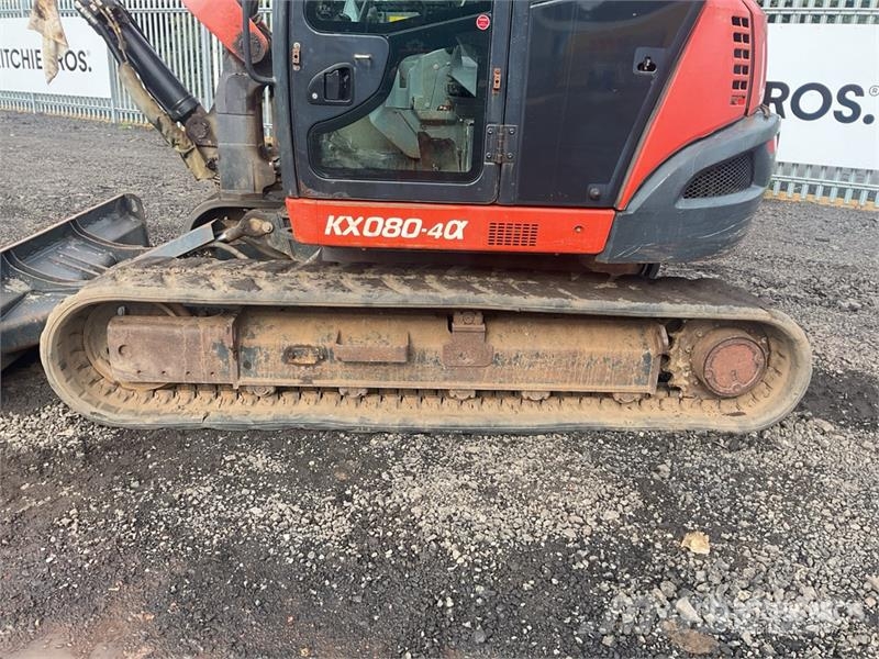 Kubota KX080-4a Tracked Excavator Crawler excavators