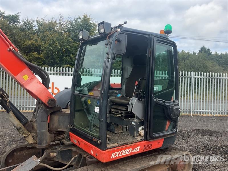 Kubota KX080-4a Tracked Excavator Crawler excavators