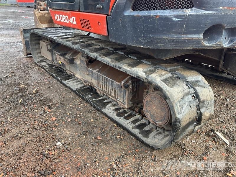 Kubota KX080-4a Tracked Excavator Crawler excavators