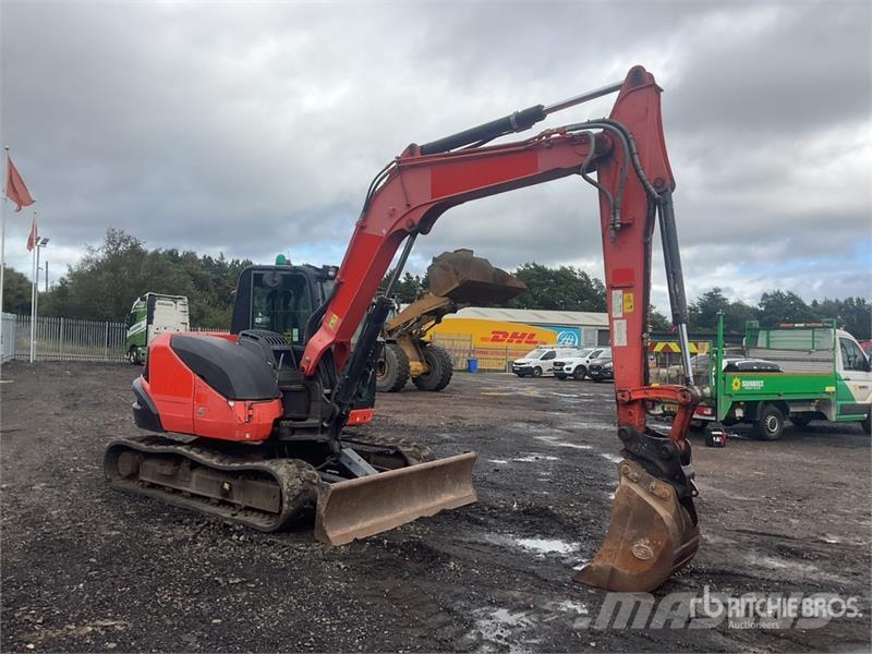 Kubota KX080-4a Tracked Excavator Bagri goseničarji